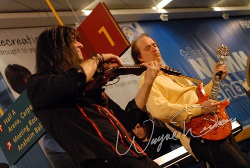 Mark Wood Rock Orchestra at NAMM Show 2007 Anaheim, CA on January 21, 2007 &mdash; concert photo by Wayne Dennon