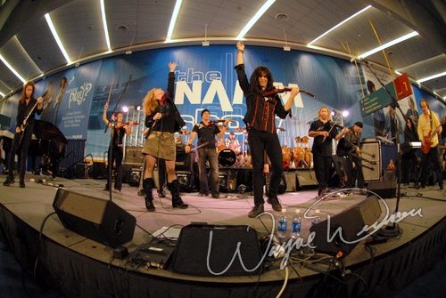 Mark Wood Rock Orchestra at NAMM Show 2007 Anaheim, CA on January 21, 2007 &mdash; concert photo by Wayne Dennon