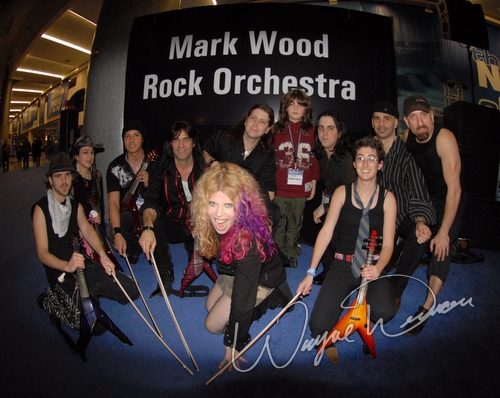 Mark Wood Rock Orchestra at NAMM Show 2007 Anaheim, CA on January 21, 2007 &mdash; concert photo by Wayne Dennon