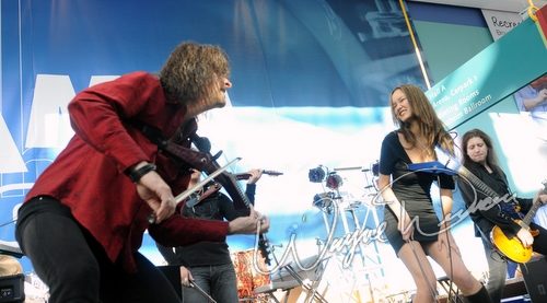 Mark Wood Rock Orchestra at NAMM Show 2008 Anaheim, CA on January 19, 2008 &mdash; concert photo by Wayne Dennon
