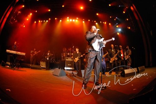 James Brown Band at NAMM Show 2007 Anaheim, CA on January 19, 2007 &mdash; concert photo by Wayne Dennon