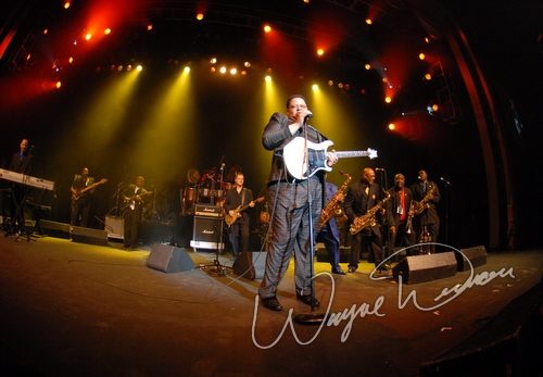 James Brown Band at NAMM Show 2007 Anaheim, CA on January 19, 2007 &mdash; concert photo by Wayne Dennon