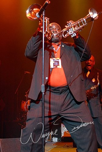 James Brown Band at NAMM Show 2007 Anaheim, CA on January 19, 2007 &mdash; concert photo by Wayne Dennon