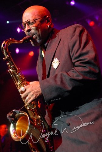 James Brown Band concert photo by Wayne Dennon
