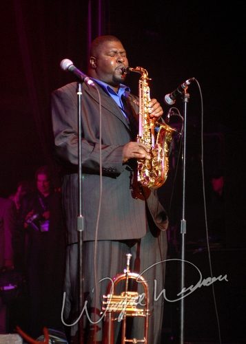 James Brown Band at NAMM Show 2007 Anaheim, CA on January 19, 2007 &mdash; concert photo by Wayne Dennon