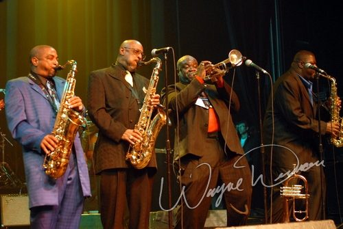 James Brown Band at NAMM Show 2007 Anaheim, CA on January 19, 2007 &mdash; concert photo by Wayne Dennon