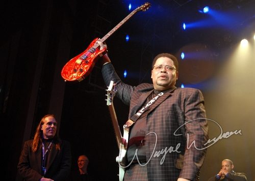 James Brown Band at NAMM Show 2007 Anaheim, CA on January 19, 2007 &mdash; concert photo by Wayne Dennon