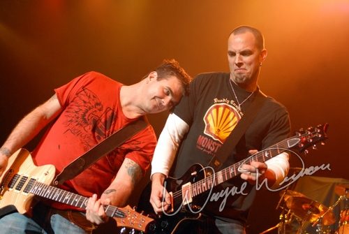 Mark Tremonti & Myles Kennedy at NAMM Show 2007 Anaheim, CA on January 19, 2007 &mdash; concert photo by Wayne Dennon