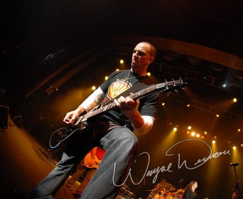 Chris Henderson & Mark Tremonti at NAMM Show 2007 Anaheim, CA on January 19, 2007 &mdash; concert photo by Wayne Dennon