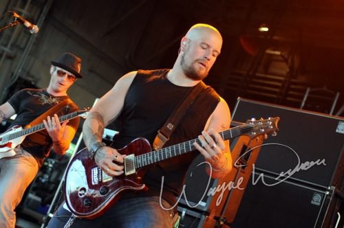Saving Abel at Riverbend Music Center Cincinnati, OH on August 19, 2009 &mdash; concert photo by Wayne Dennon