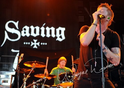 Saving Abel at Riverbend Music Center Cincinnati, OH on August 19, 2009 &mdash; concert photo by Wayne Dennon