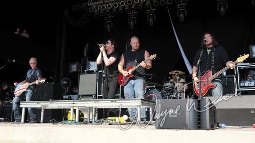 Saving Abel at Catch the Fever festival grounds Pryor, OK on May 28, 2010 &mdash; concert photo by Wayne Dennon