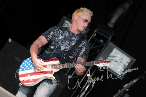 Saving Abel at Catch the Fever festival grounds Pryor, OK on May 28, 2010 &mdash; concert photo by Wayne Dennon
