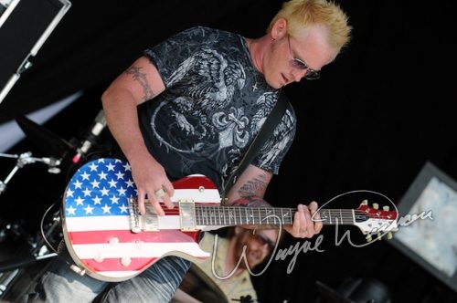 Saving Abel at Catch the Fever festival grounds Pryor, OK on May 28, 2010 &mdash; concert photo by Wayne Dennon