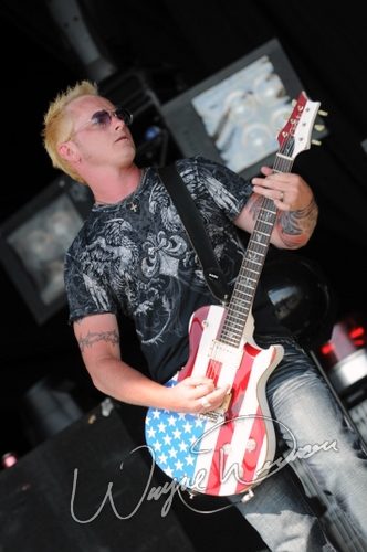 Saving Abel at Catch the Fever festival grounds Pryor, OK on May 28, 2010 &mdash; concert photo by Wayne Dennon