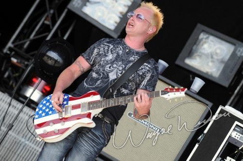 Saving Abel at Catch the Fever festival grounds Pryor, OK on May 28, 2010 &mdash; concert photo by Wayne Dennon