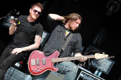 Saving Abel at Catch the Fever festival grounds Pryor, OK on May 28, 2010 &mdash; concert photo by Wayne Dennon