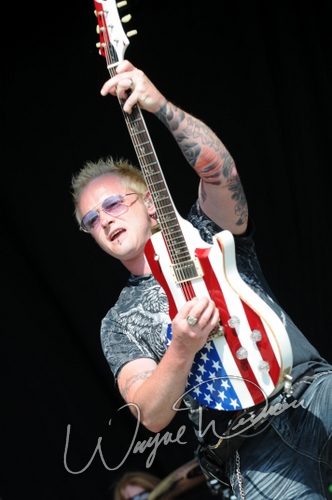 Saving Abel at Catch the Fever festival grounds Pryor, OK on May 28, 2010 &mdash; concert photo by Wayne Dennon