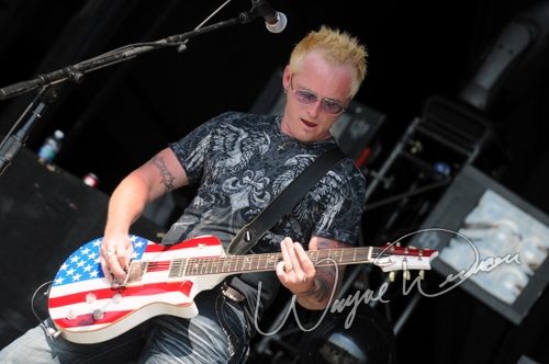 Saving Abel at Catch the Fever festival grounds Pryor, OK on May 28, 2010 &mdash; concert photo by Wayne Dennon
