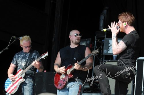 Saving Abel at Catch the Fever festival grounds Pryor, OK on May 28, 2010 &mdash; concert photo by Wayne Dennon