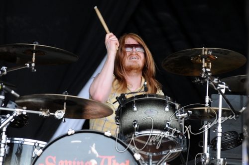 Saving Abel at Catch the Fever festival grounds Pryor, OK on May 28, 2010 &mdash; concert photo by Wayne Dennon