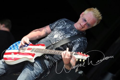 Saving Abel at Catch the Fever festival grounds Pryor, OK on May 28, 2010 &mdash; concert photo by Wayne Dennon