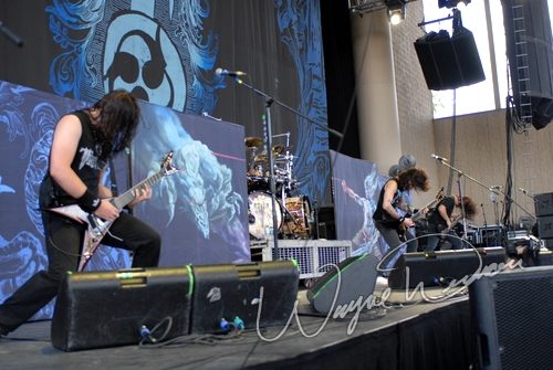 Trivium at Verizon Wireless Music Center Noblesville, IN on August 10, 2007 &mdash; concert photo by Wayne Dennon