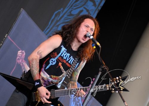 Trivium at Verizon Wireless Music Center Noblesville, IN on August 10, 2007 &mdash; concert photo by Wayne Dennon