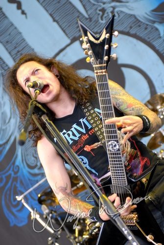 Trivium at Verizon Wireless Music Center Noblesville, IN on August 10, 2007 &mdash; concert photo by Wayne Dennon
