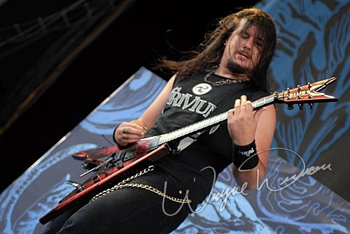 Trivium at Verizon Wireless Music Center Noblesville, IN on August 10, 2007 &mdash; concert photo by Wayne Dennon
