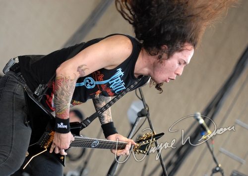 Trivium at Verizon Wireless Music Center Noblesville, IN on August 10, 2007 &mdash; concert photo by Wayne Dennon