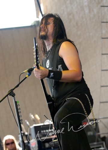 Trivium at Verizon Wireless Music Center Noblesville, IN on August 10, 2007 &mdash; concert photo by Wayne Dennon