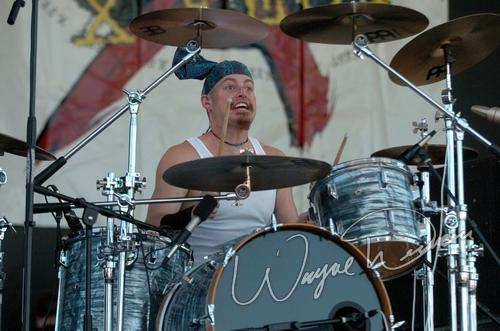 Crossfade at X-Fest Dayton, OH on September 19, 2004 &mdash; concert photo by Wayne Dennon