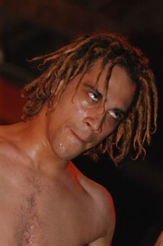 40 Below Summer at Woodshock Music Festival Bellefontaine, OH on August 9, 2003 &mdash; concert photo by Wayne Dennon