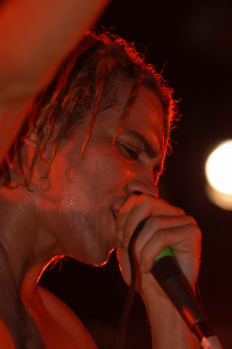 40 Below Summer at Woodshock Music Festival Bellefontaine, OH on August 9, 2003 &mdash; concert photo by Wayne Dennon