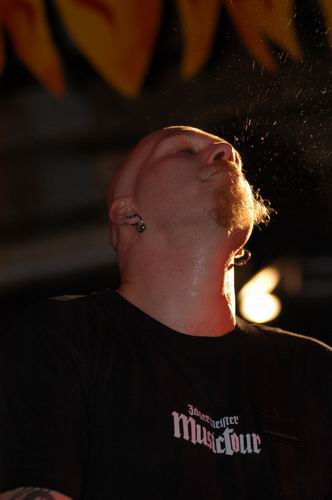 40 Below Summer at Woodshock Music Festival Bellefontaine, OH on August 9, 2003 &mdash; concert photo by Wayne Dennon