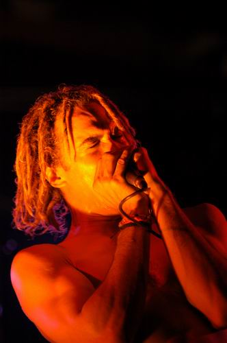 40 Below Summer at Woodshock Music Festival Bellefontaine, OH on August 9, 2003 &mdash; concert photo by Wayne Dennon