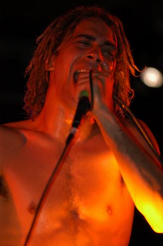 40 Below Summer at Woodshock Music Festival Bellefontaine, OH on August 9, 2003 &mdash; concert photo by Wayne Dennon