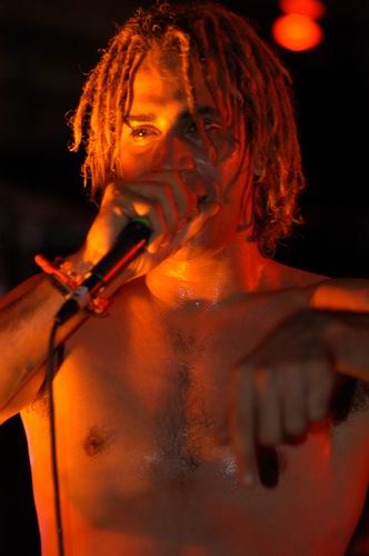 40 Below Summer at Woodshock Music Festival Bellefontaine, OH on August 9, 2003 &mdash; concert photo by Wayne Dennon