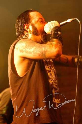 DevilDriver at Bogart's Cincinnati, OH on February 16, 2004 &mdash; concert photo by Wayne Dennon