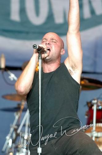 Disturbed at Rolling Rock Town Fair Latrobe, PA on July 31, 2004 &mdash; concert photo by Wayne Dennon