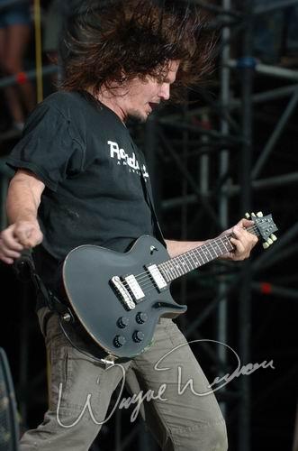Disturbed at Rolling Rock Town Fair Latrobe, PA on July 31, 2004 &mdash; concert photo by Wayne Dennon