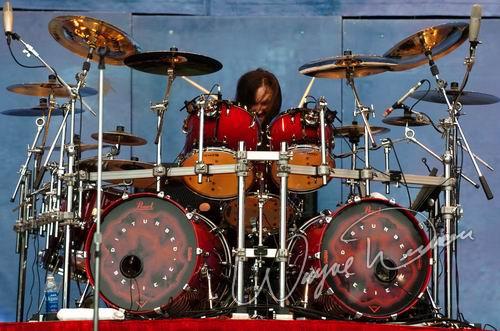 Disturbed at Rolling Rock Town Fair Latrobe, PA on July 31, 2004 &mdash; concert photo by Wayne Dennon