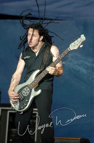Disturbed at Rolling Rock Town Fair Latrobe, PA on July 31, 2004 &mdash; concert photo by Wayne Dennon