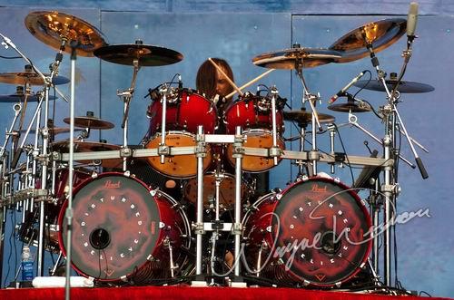 Disturbed at Rolling Rock Town Fair Latrobe, PA on July 31, 2004 &mdash; concert photo by Wayne Dennon