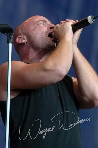 Disturbed at Rolling Rock Town Fair Latrobe, PA on July 31, 2004 &mdash; concert photo by Wayne Dennon