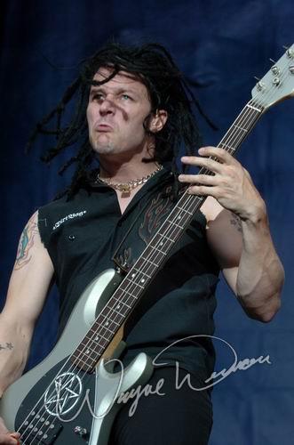 Disturbed at Rolling Rock Town Fair Latrobe, PA on July 31, 2004 &mdash; concert photo by Wayne Dennon