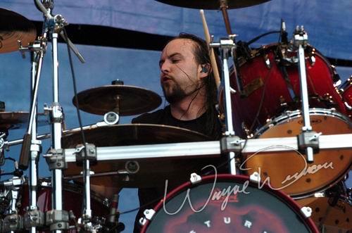 Disturbed at Rolling Rock Town Fair Latrobe, PA on July 31, 2004 &mdash; concert photo by Wayne Dennon