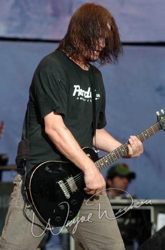 Disturbed at Rolling Rock Town Fair Latrobe, PA on July 31, 2004 &mdash; concert photo by Wayne Dennon