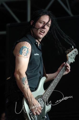 Disturbed at Rolling Rock Town Fair Latrobe, PA on July 31, 2004 &mdash; concert photo by Wayne Dennon